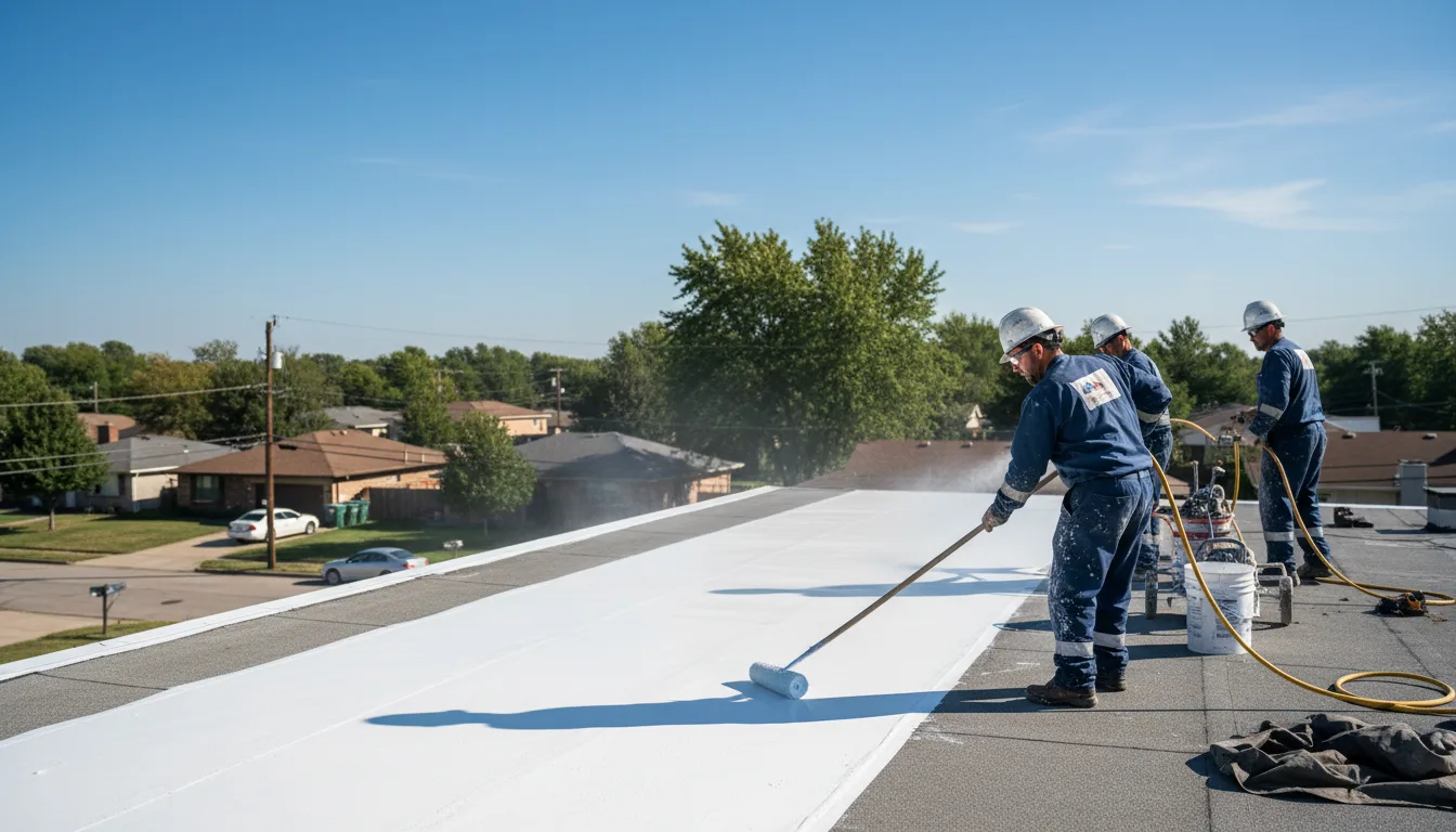 Commercial roof coating in Perry Hall, MD near me
